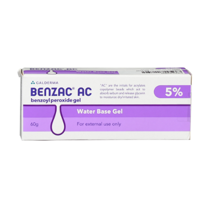 BENZAC AC GEL 5% 60GM