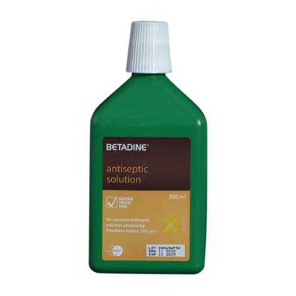 BETADINE ANTISEPTIC SOLUTION 500 ML