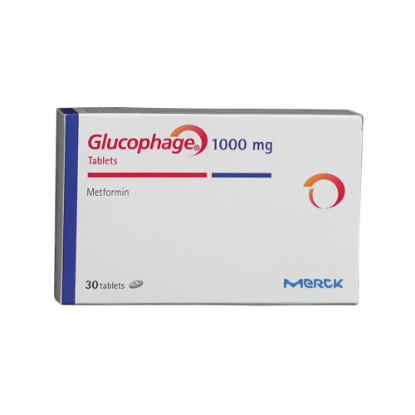 GLUCOPHAGE 1000MG TABLETS 30TAB
