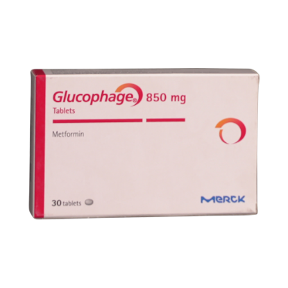 GLUCOPHAGE 850MG TABLETS 30TAB