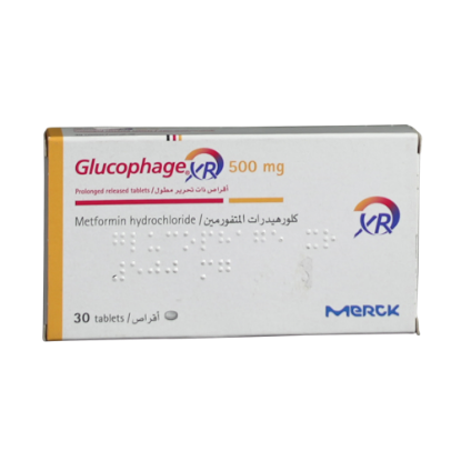 GLUCOPHAGE XR500MG 30TAB