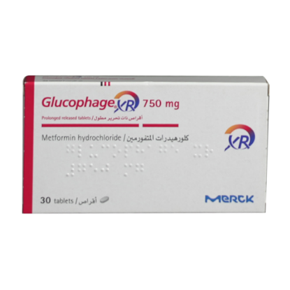 GLUCOPHAGE XR750MG 30TAB