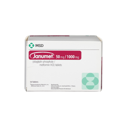 JANUMET 50MG/1000MG 56TAB