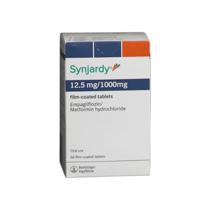 SYNJARDY 12.5 MG/1000 MG FC (60 TAB)
