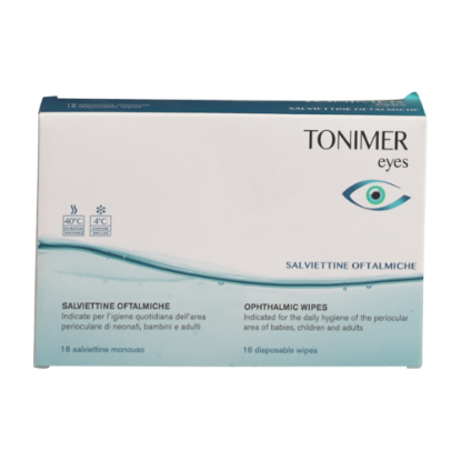 TONIMER OPHTHALMIC WIPES 16/BOX