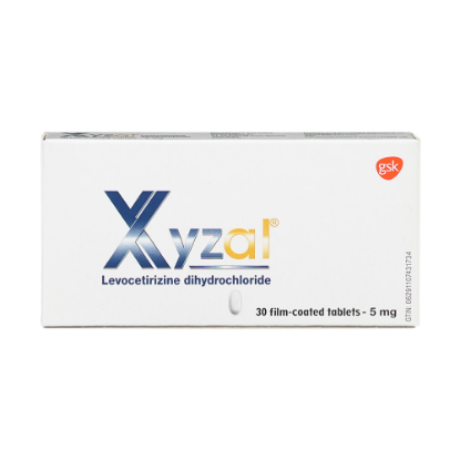 XYZAL 5MG TABLETS 30TAB