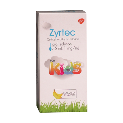 ZYRTEC ORAL SOLUTION 1MG/ML 75ML