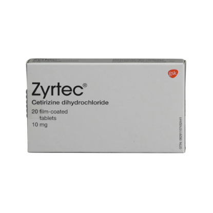 ZYRTEC TABLETS 10MG 20TAB