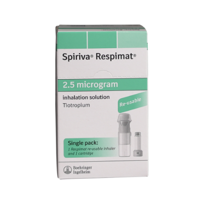 SPIRIVA RESPIMAT SOLUTION 2.5MCG 60 PUFFS