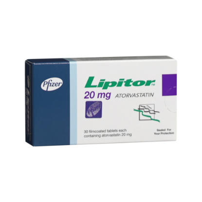 LIPITOR 20MG 30 TABLETS