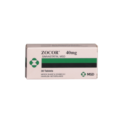 ZOCOR 40MG TABLETS 30 TAB