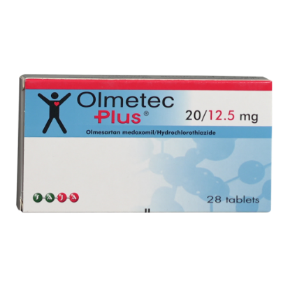 OLMETEC PLUS TAB 20/12.5 MG 28 S