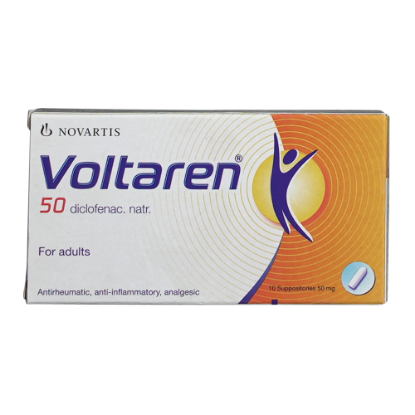 VOLTAREN 50MG SUPP 10S
