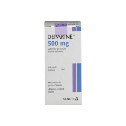 DEPAKINE 500 MG 40 TABLET