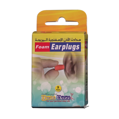 QWIK DOZE FOAM EARPLUGS 3PAIRS/PACK