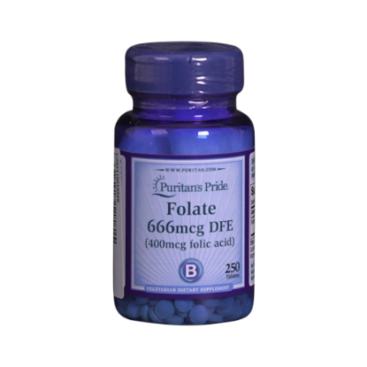 FOLATE 666MCG(250TAB) (PURITAN`S PRIDE)