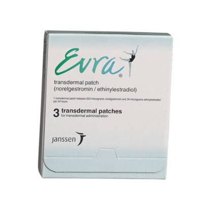 EVRA TRANSDERMAL PATCH 3/PACK