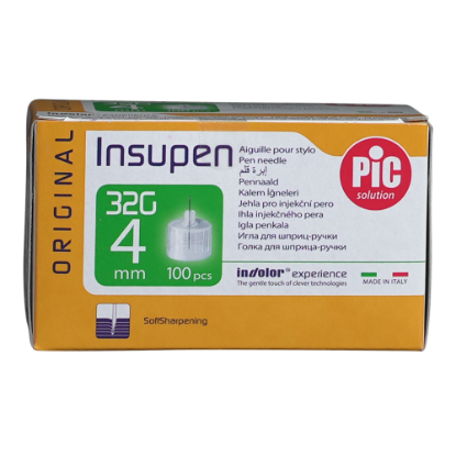 PIC INSUPEN PEN NEEDLES (4MM) 100 PC
