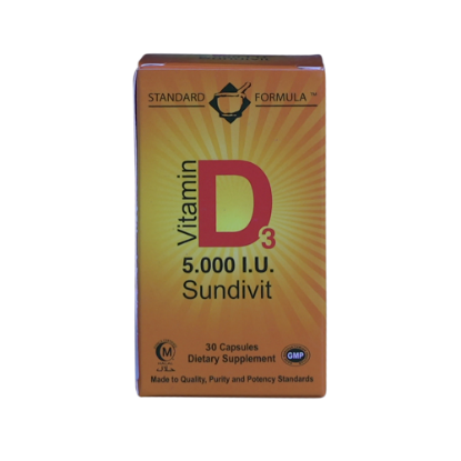 VITAMIN D-3 5000 IU (SUNDIVIT)30 CAPSULES