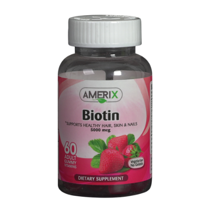 BIOTIN 5000MCG ADULT GUMMY 60`S(AMERIX)