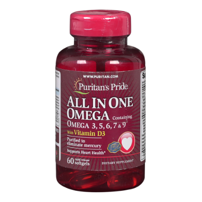 OMEGA (ALL IN ONE) WITH VITAMIN D (P.P) 120`S