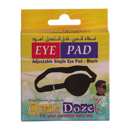 QWIK EYE PAD BLACK SINGLE EYE