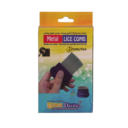 QWIK METAL LICE COMB 2`S