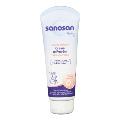 BABY CREAM TO POWDER 100ML (SANOSAN)