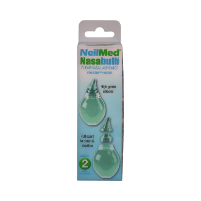 NEILMED NASA BULB(CLEAR NASAL ASPIRATOR) 2PCS