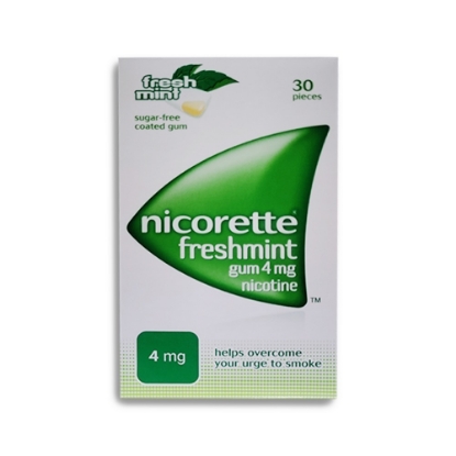 NICORETTE FRESHMINT GUM 4MG 30 PCS